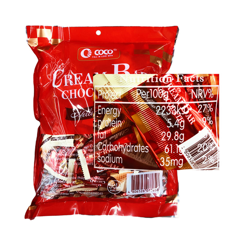 Coco Cream Bar Chocolate 300g