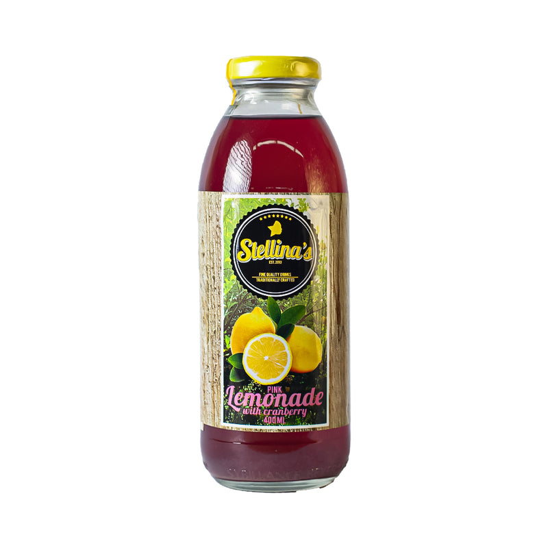 Stellina's Pink Lemonade With Cranberry 400ml