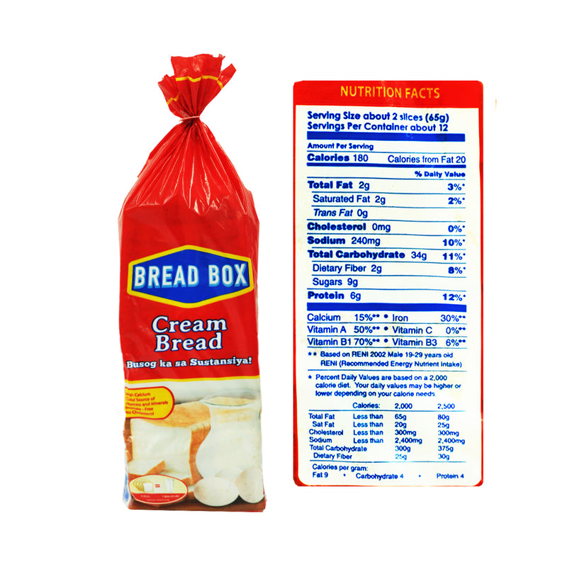 Bread Box Cream Bread 810g