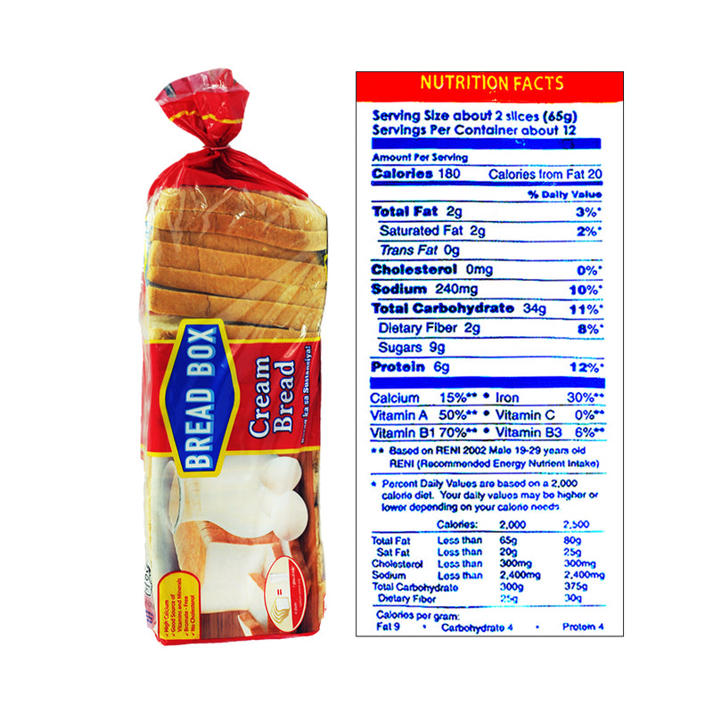 Bread Box Cream Bread 810g