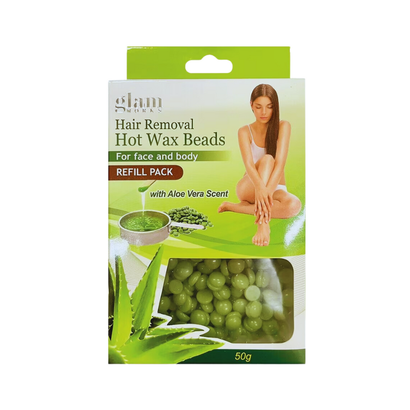 Glamworks Hair Removal Hot Wax Beads Refill Pack 50g