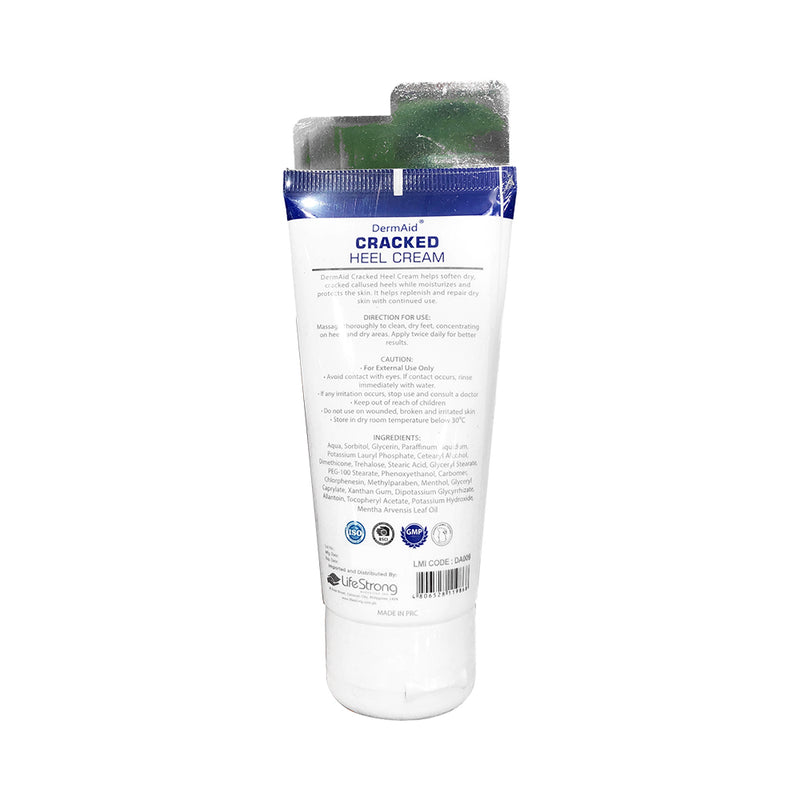 DermAid Cracked Heel Cream Moisturizing Wild Mint Oil Extract 50ml