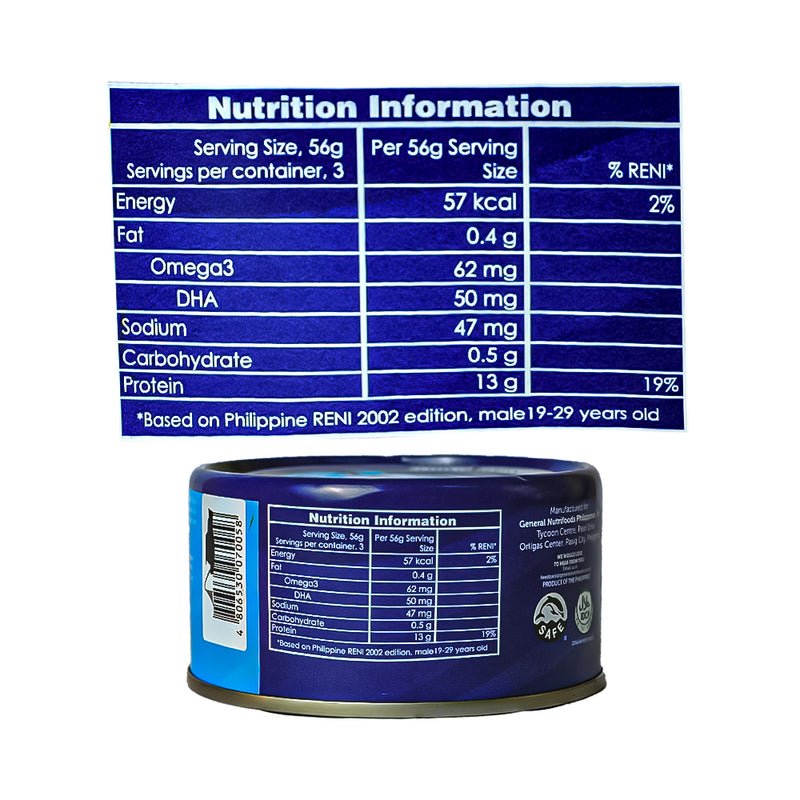 Gold Seas Yellowfin Tuna Chunks In Springwater 185g