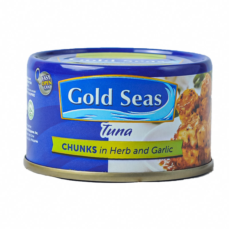 Gold Seas Yellowfin Tuna Chunks In Herb And Garlic 90g