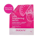 QuickFx Glo Smoothies Watermelon And Peach Ultra Brightening Serum 10g