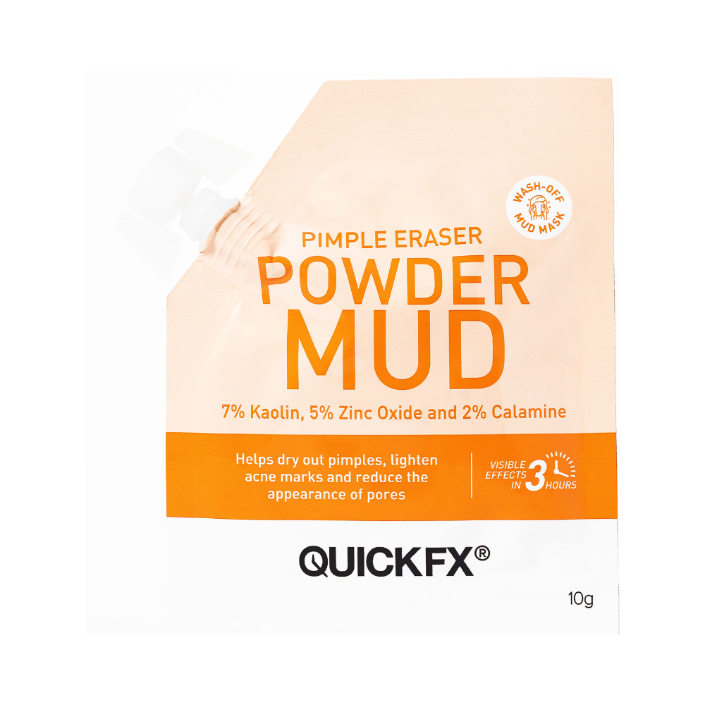 Eraser Powder Dust QuickFx Pimple Eraser Powder Mud 10g