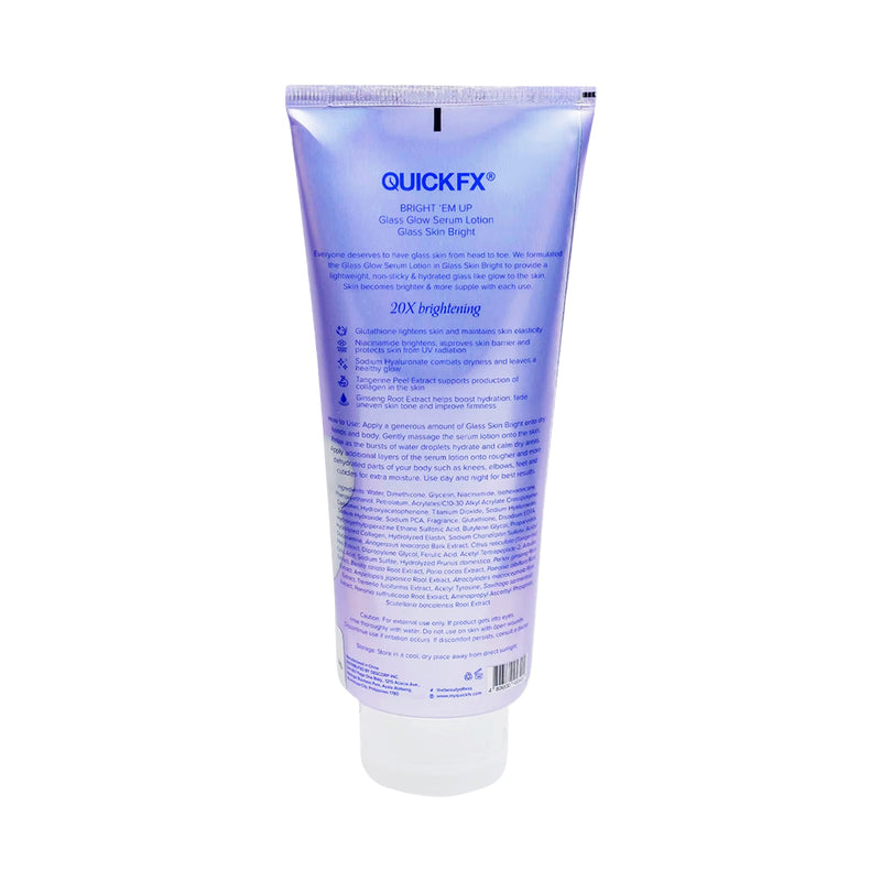QuickFx Bright Em Up Glass Skin Bright Serum Lotion 330ml