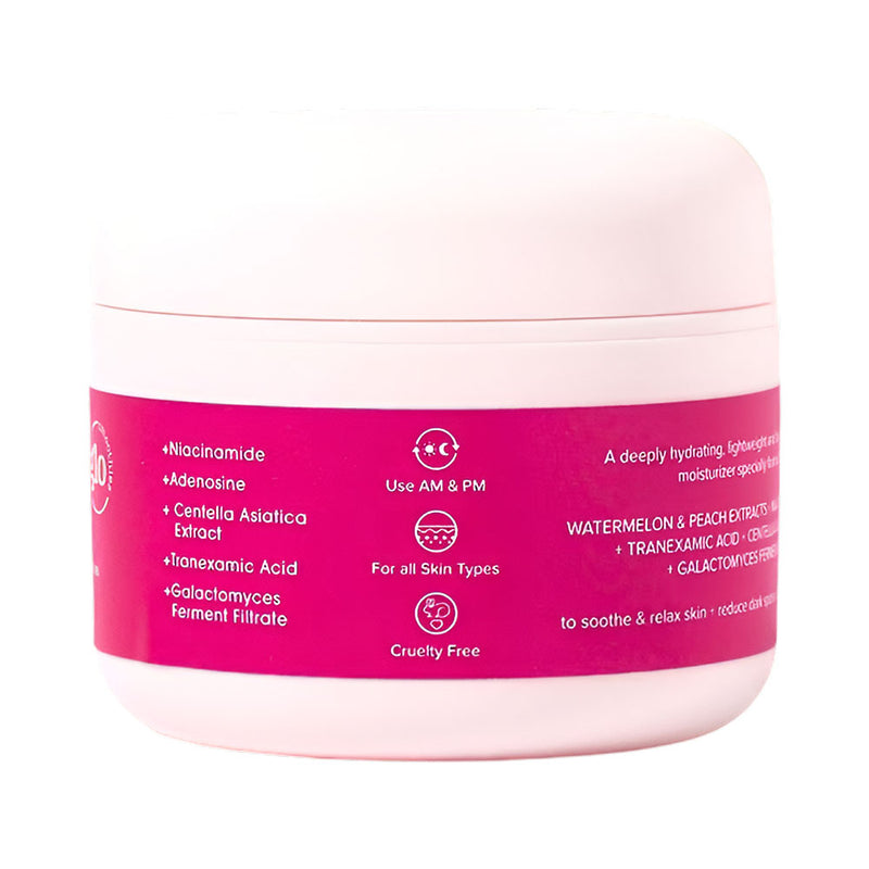 QuickFx Glo Smoothies Watermelon + Peach Brightening Gel Cream Moisturizer 50ml