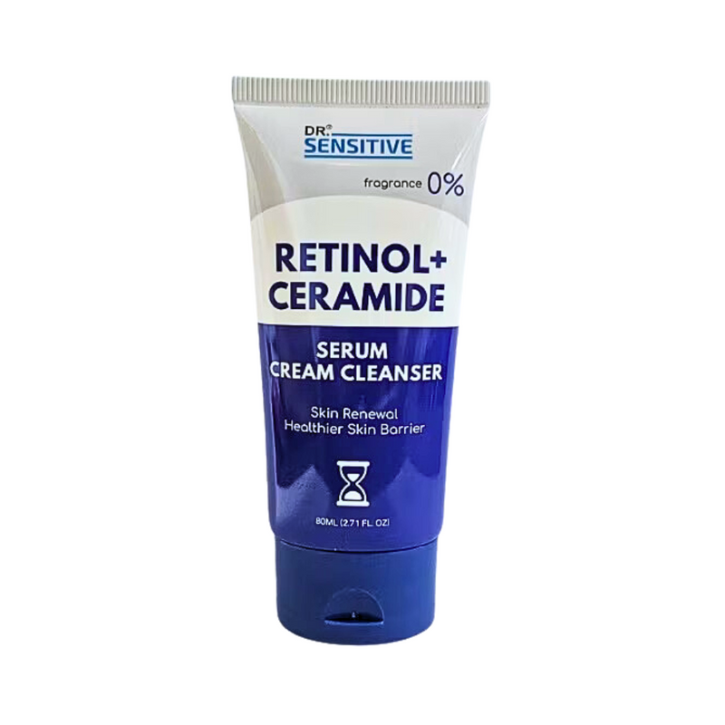 Dr. Sensitive Retinol Ceramide Serum Cream Cleanser 80ml