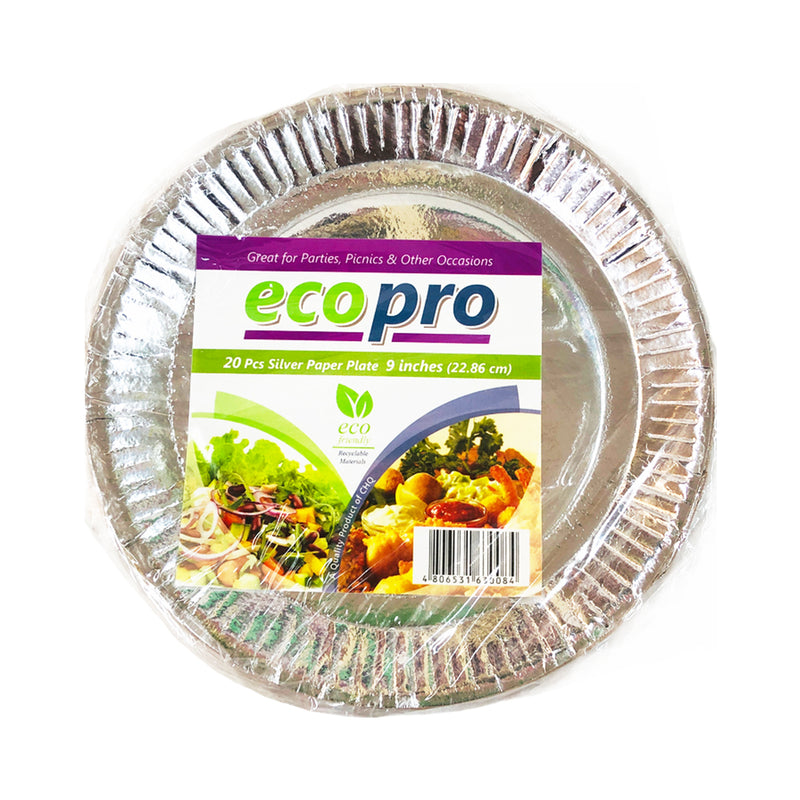 Ecopro Paper Plate 9in 25’s