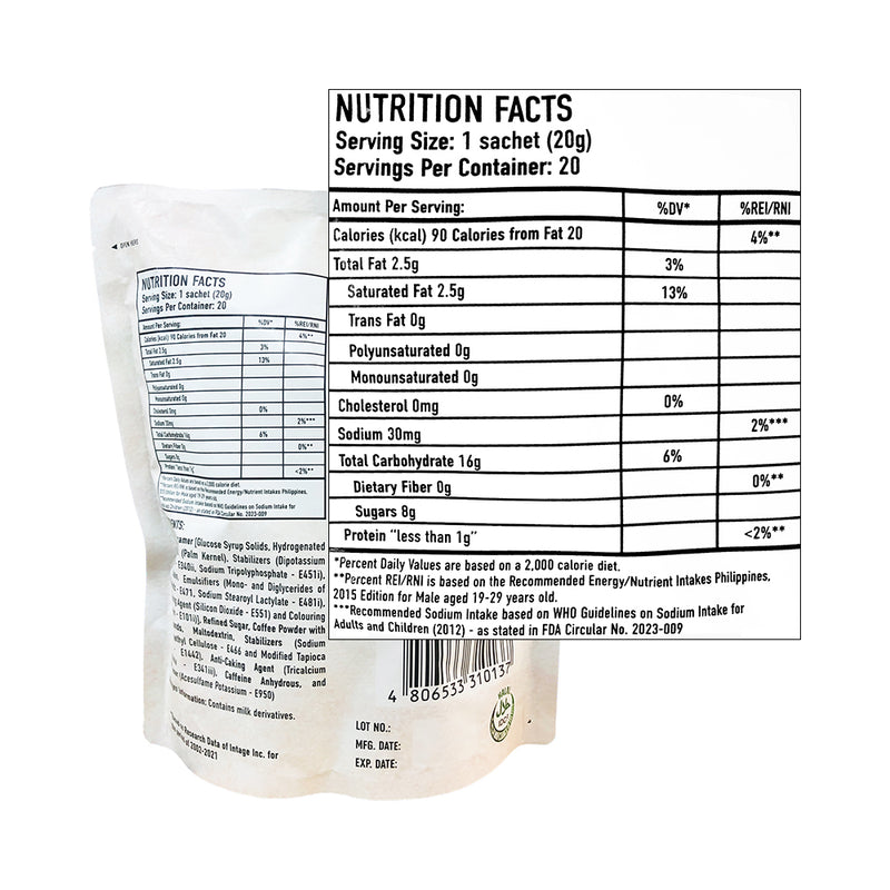 UCC 3in1 Coffee Mix Strong 20g x 20's