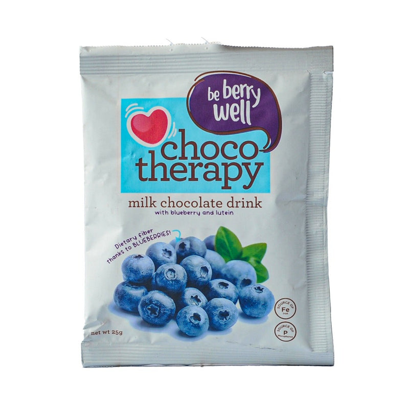 Choco Therapy Be Beryy Well Milk Chocolate Drink With Blueberry And Lutein 28g