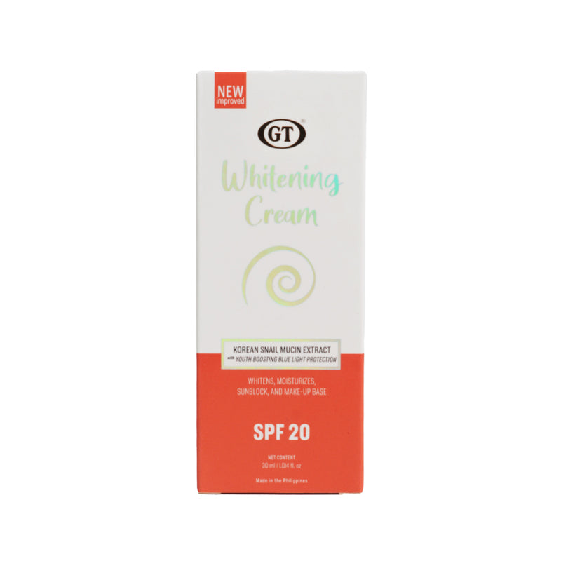 GT Whitening Cream SPF20 with Korean Snail Mucin Extract 30ml