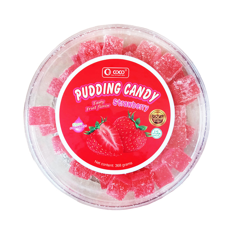 Coco Pudding Candy Strawberry 368g