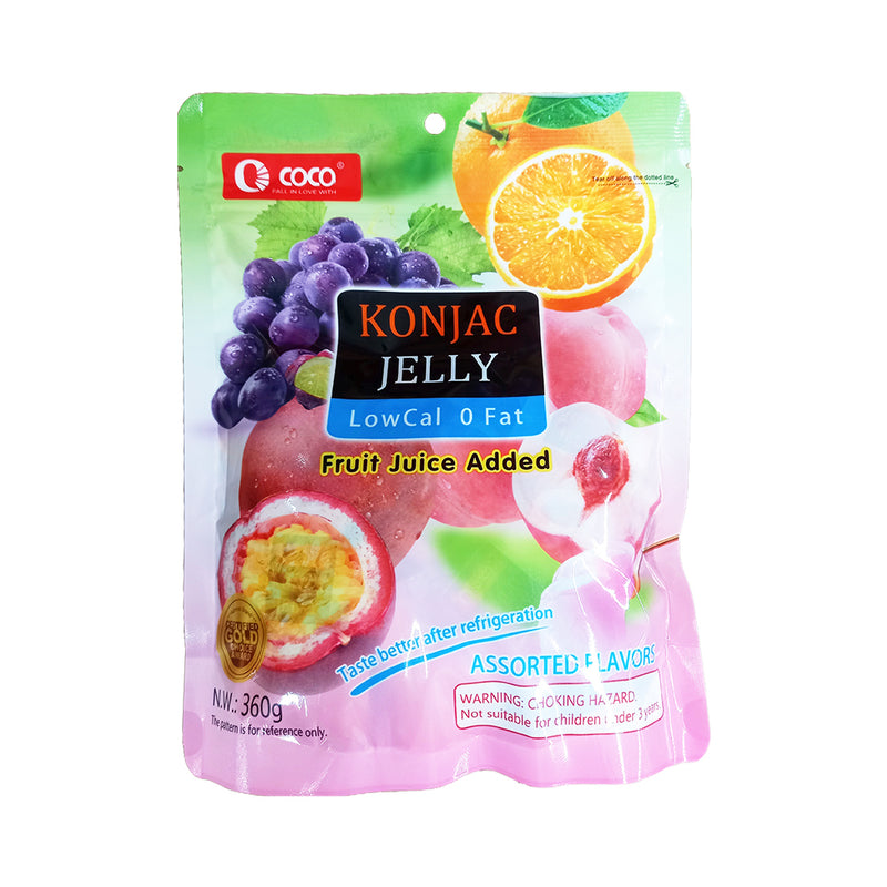 Coco Konjac Jelly Assorted Flavor 360g