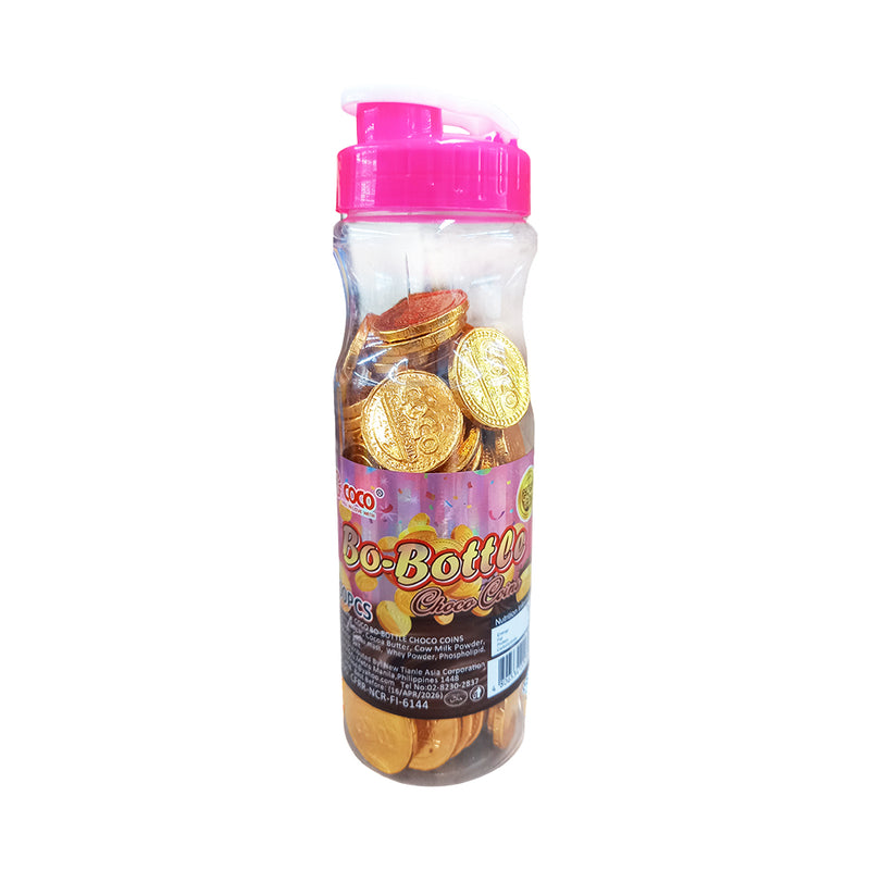 Coco Bo Bottle Chocolate Coin 240g