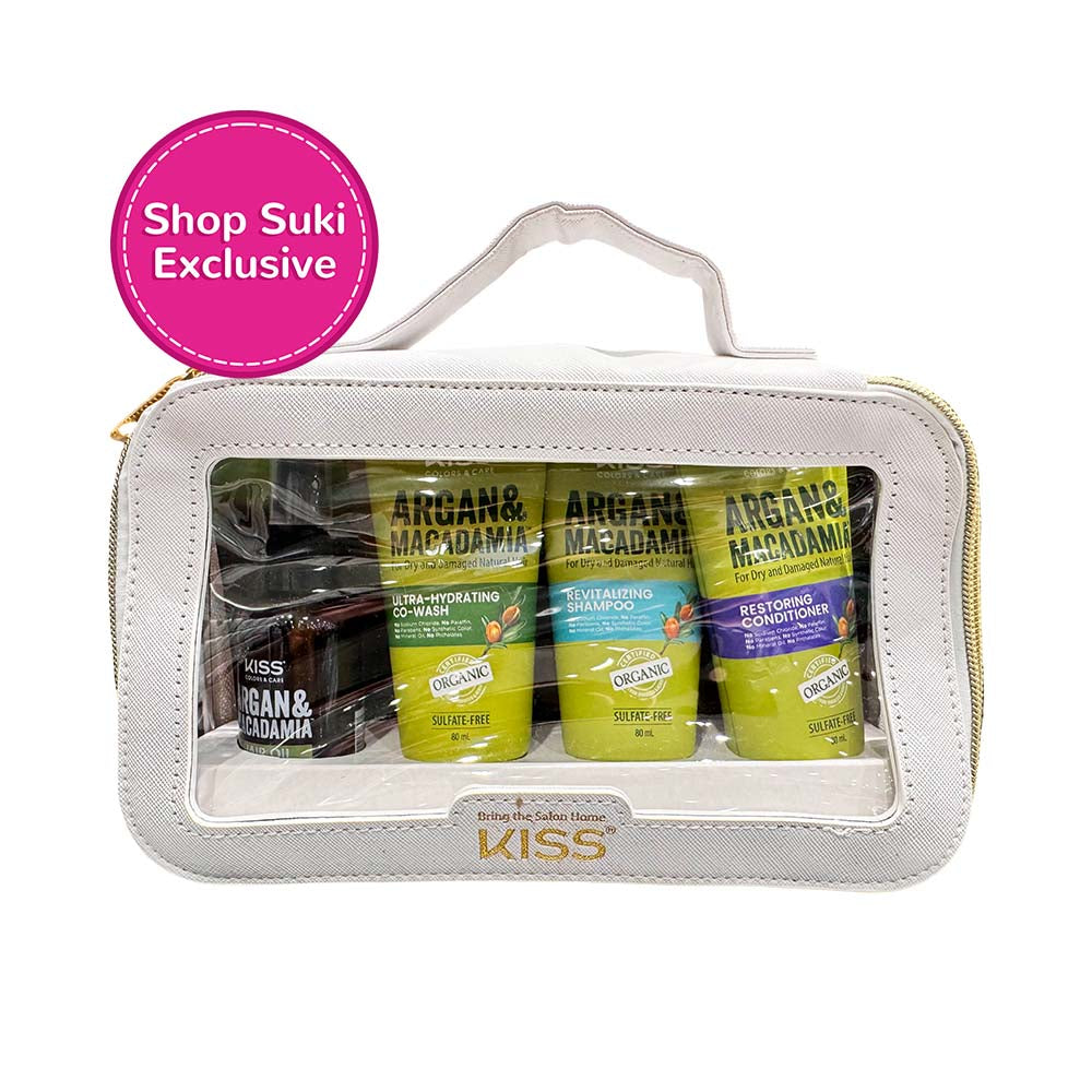 Kiss Colors Care Argan And Macadamia Hair Set Kiss Colors Care Argan And Macadamia Hair Set