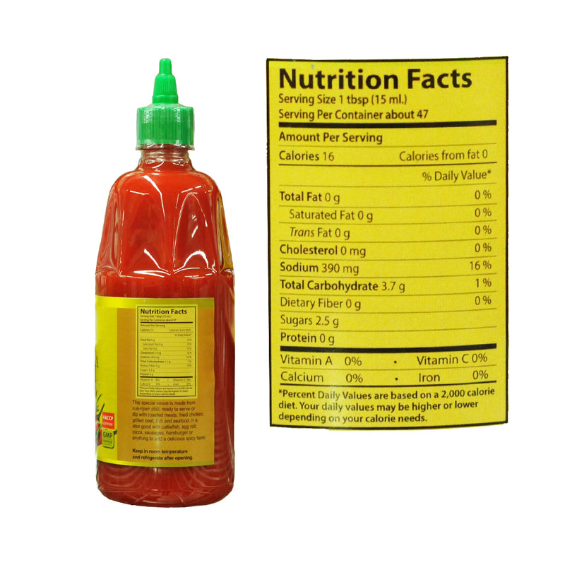 Heng Bing Sriracha Medium Hot Chili Sauce 850g (24oz)