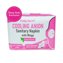 Pretty Secret Cooling Anion Sanitary Napkin With Wings Day and Night 10 Pads