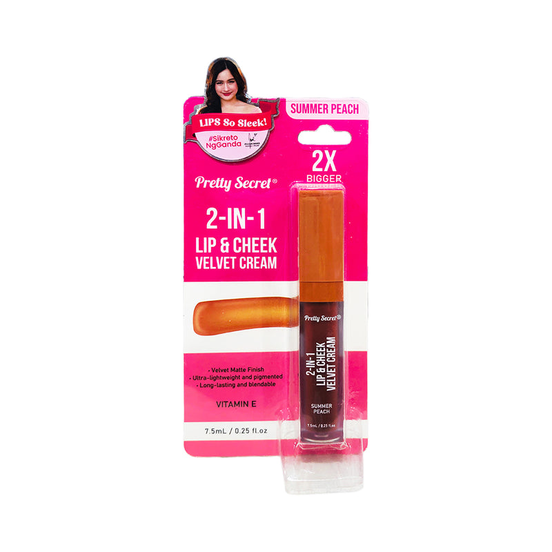 Pretty Secret 2in1 Lip And Cheek Velvet Cream 7.5ml