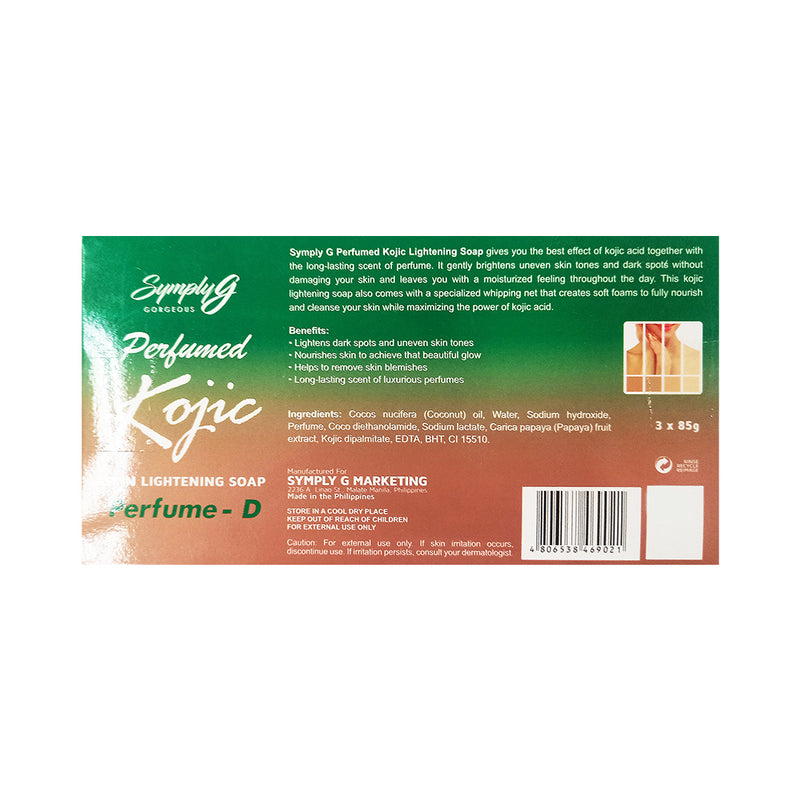 Symply G Perfume Kojic Soap D 85g x 2's + 1