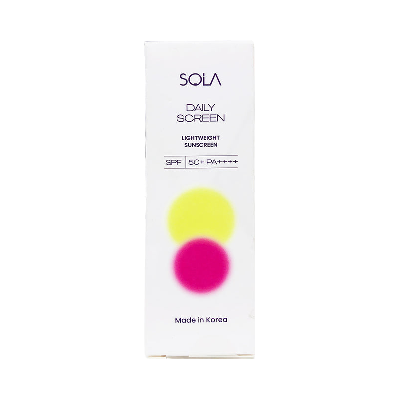 Sola Daily Screen Lightweight Sunscreen SPF50+ PA++++
