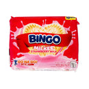Nissin Bingo Sandwich Cookie Milkee Strawberry Milk 28g x 10’s