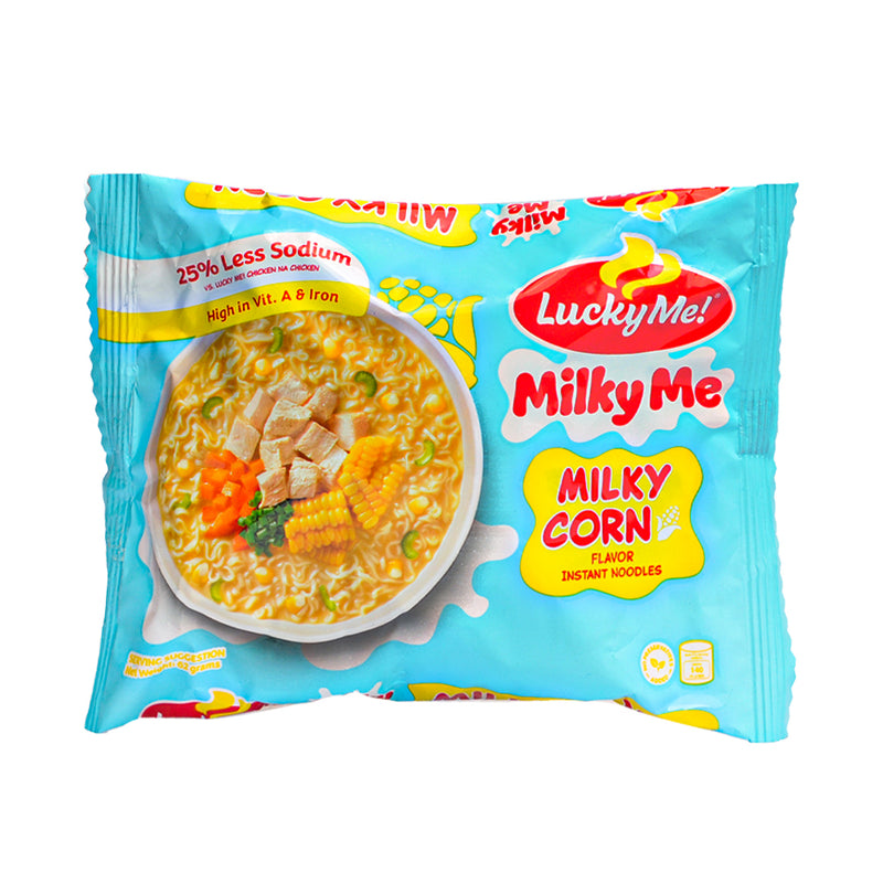 Lucky Me Milky Me Instant Noodles Milky Corn 62g