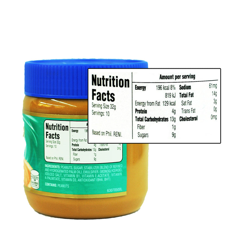 Lady's Choice Sweet And Creamy Peanut Butter 340g