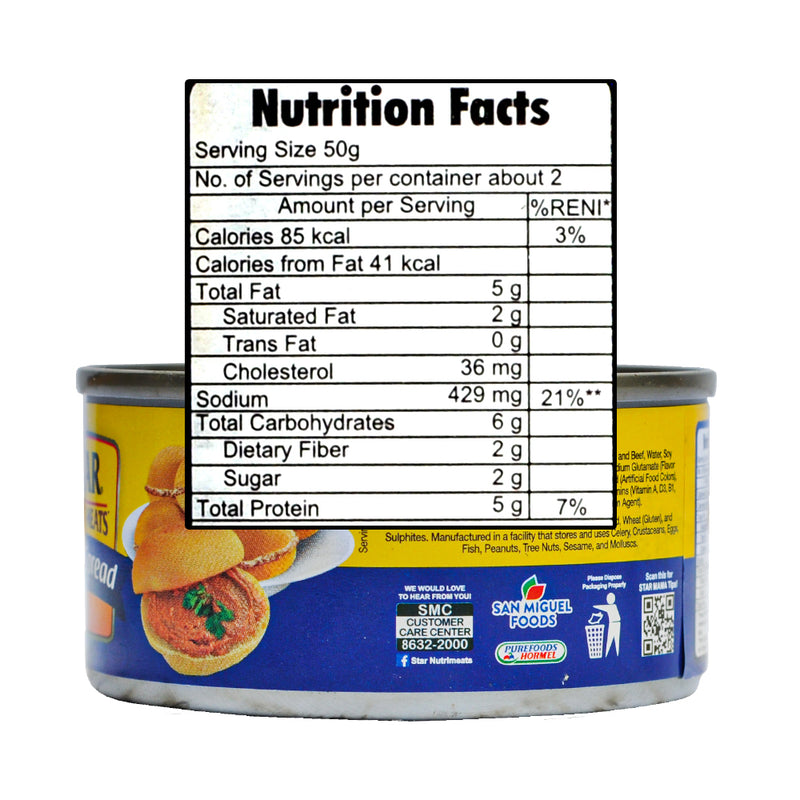 Purefoods Star Nutri-Meats Liver Spread 85g