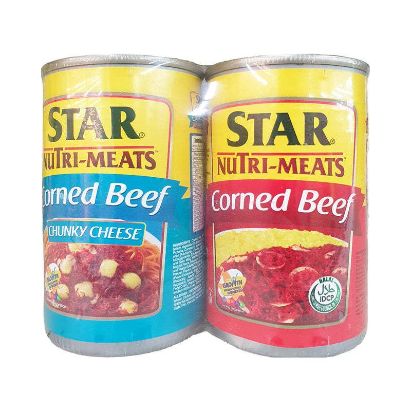 Purefoods Star Corned Beef 150g + Chunky Cheese 150g