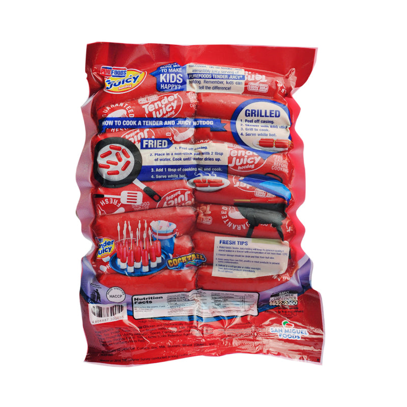 Purefoods Tender Juicy Hotdog Without Pork Cocktail 250g