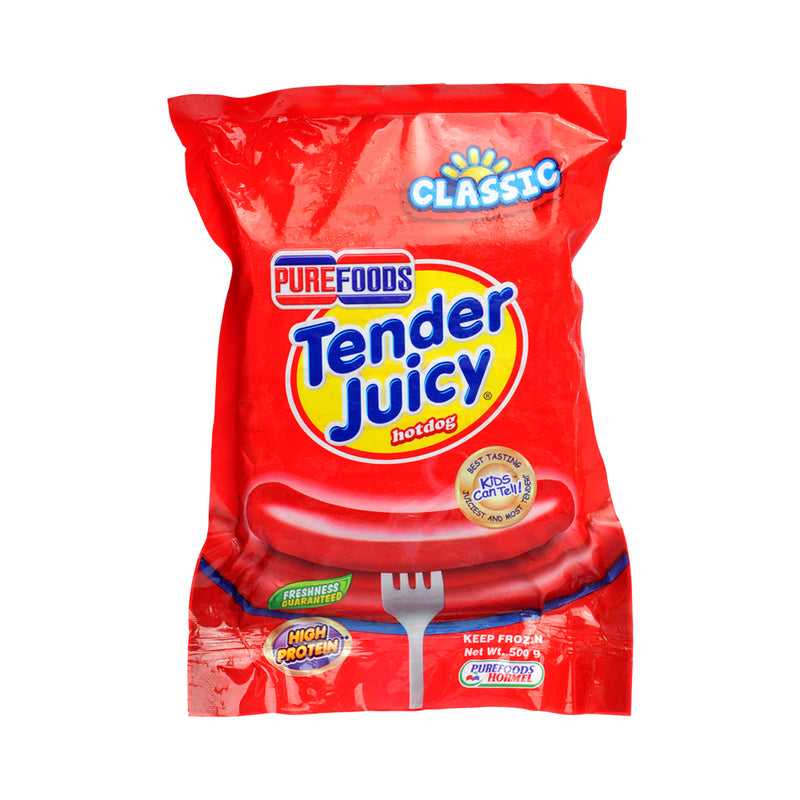 Purefoods Tender Juicy Hotdog Regular 500g