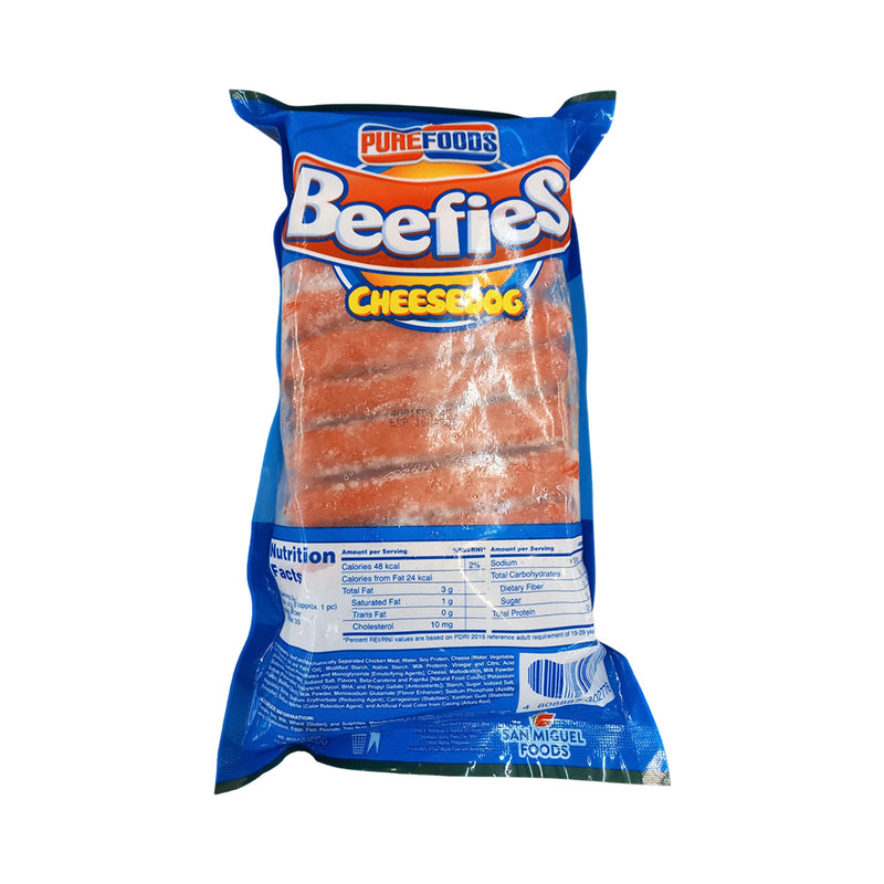 Purefoods Beefies Lots A Cheese Hotdog Regular 1kg