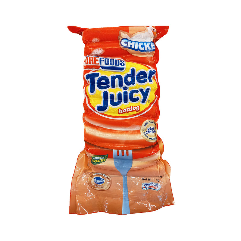 Purefoods Tender Juicy Hotdog Chicken Jumbo 1kg