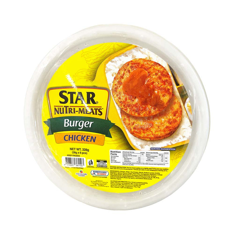 Purefoods Star Nutri Meats Burger Chicken