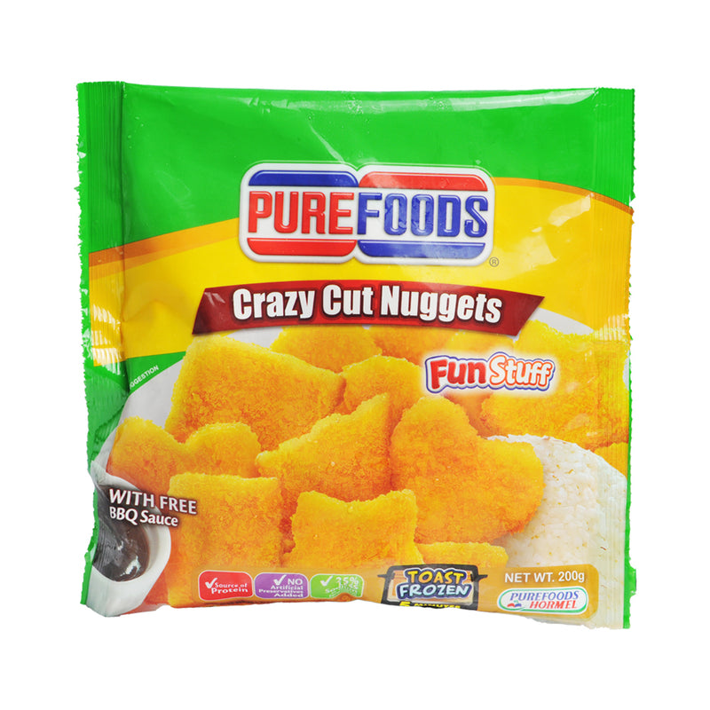 Nuggets Overload Purefoods Chicken Fun Nuggets With BBQ Sauce 200g