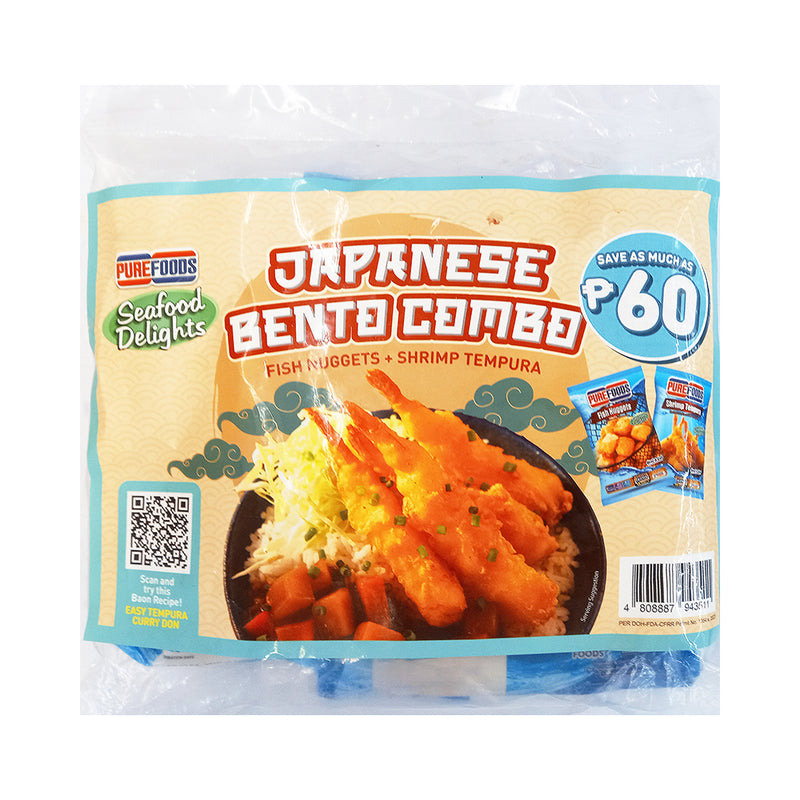 Purefoods Japanese Bento Combo Fish Nuggets 200g + Shrimp Tempura 200g