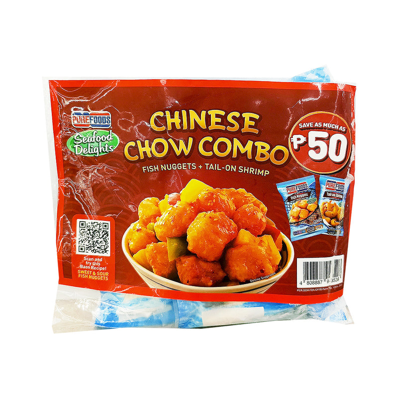 Purefoods Chinese Chow Combo Fish Nuggets 200g + Purefoods Tail-on Shrimp 200g