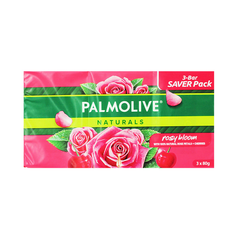 Palmolive Naturals Bar Soap Pinkish And Glow Value Pack 80g x 3's