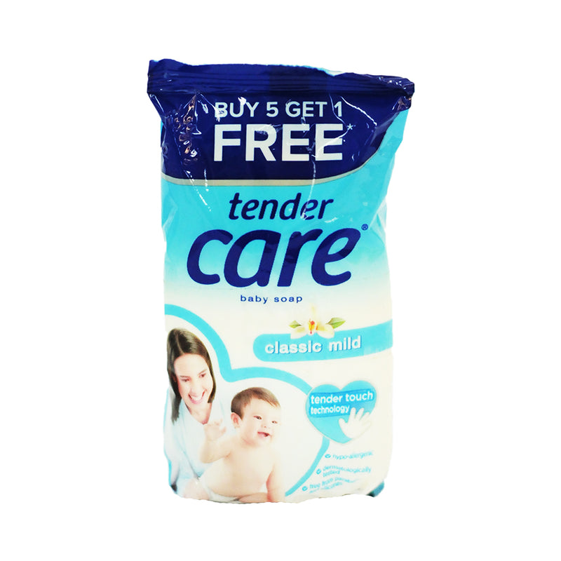 Tender Care Baby Soap Classic Mild 55g 5's + 1