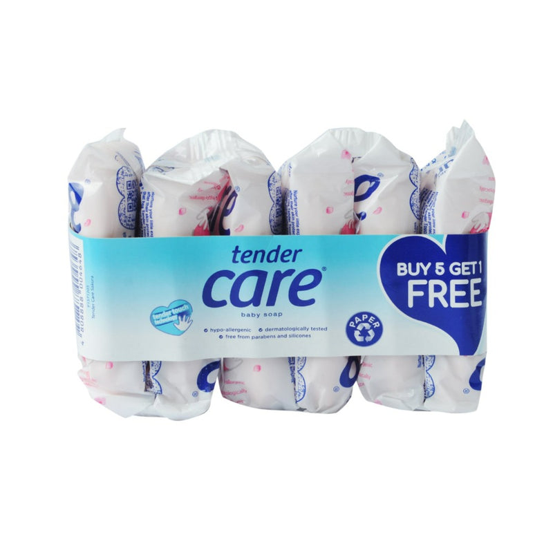 Tender Care Baby Soap Sakura Scent 55g 5's + 1 Free