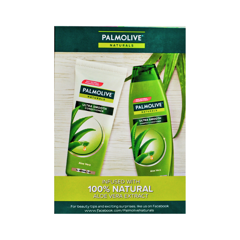 Palmolive Naturals Shampoo And Conditioner Ultra Smooth 180ml x 2's