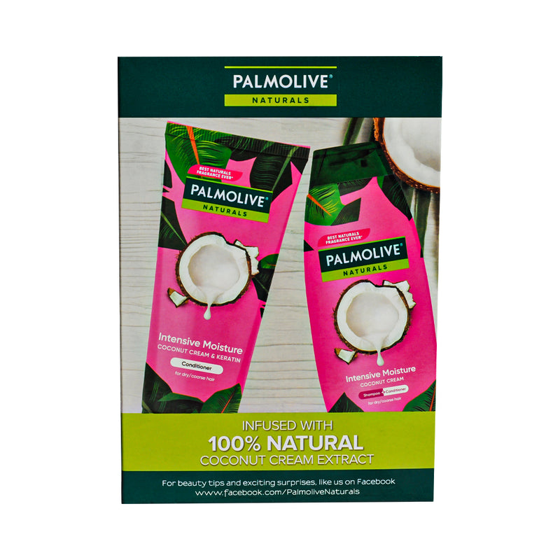 Palmolive Naturals Shampoo And Conditioner Intensive Moisture 180ml x 2's