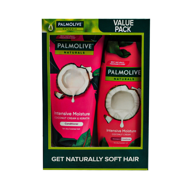 Palmolive Naturals Shampoo And Conditioner Intensive Moisture 180ml x 2's