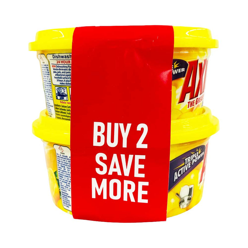 Axion Dishwashing Paste Lemon 350g x 2's