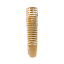 Golden Swan Paper Cups Rippled Kraft 20's