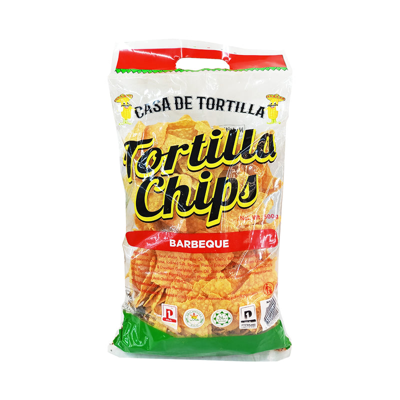 Casa De Tortilla Nacho Chips Barbeque 500g