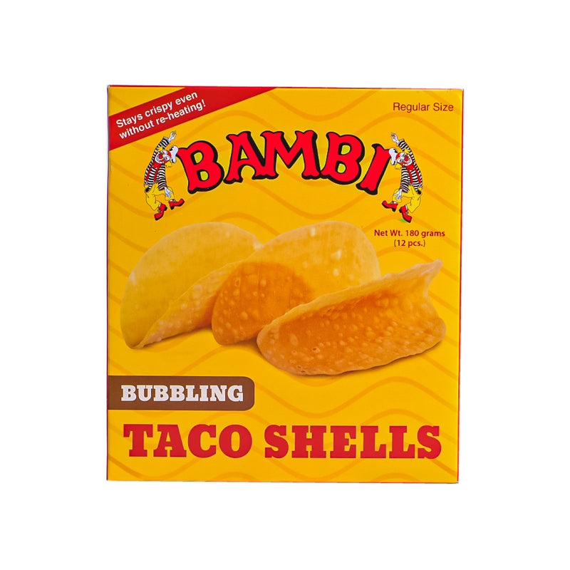 Bambi Bubbling Taco Shells 12's