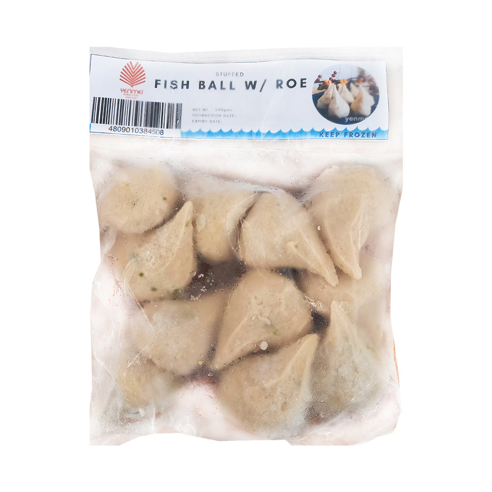 Fish Roe Fish Ball Yenmei Stuffed Fish Ball With Roe 250g